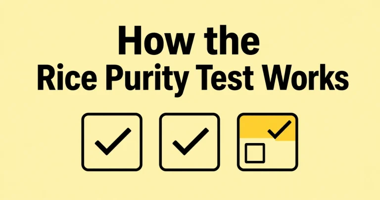 how rice purity test works
